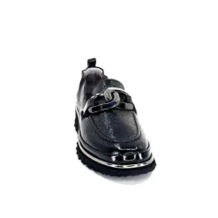 XSA 9921 Cuir Vernis Noir*Femme Mocassins