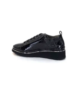XSA 9721 Cuir Vernis Noir*Femme Baskets