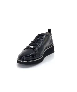 XSA 9721 Cuir Vernis Noir*Femme Baskets