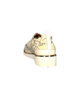 XSA 8010 Daim Beige Cuir Or*Femme Baskets