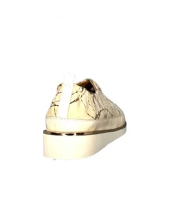 XSA 8010 Daim Beige Cuir Or*Femme Baskets