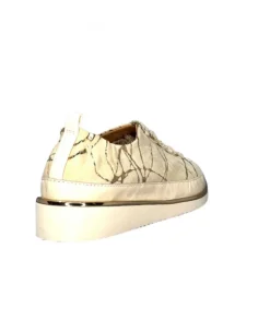 XSA 8010 Daim Beige Cuir Or*Femme Baskets