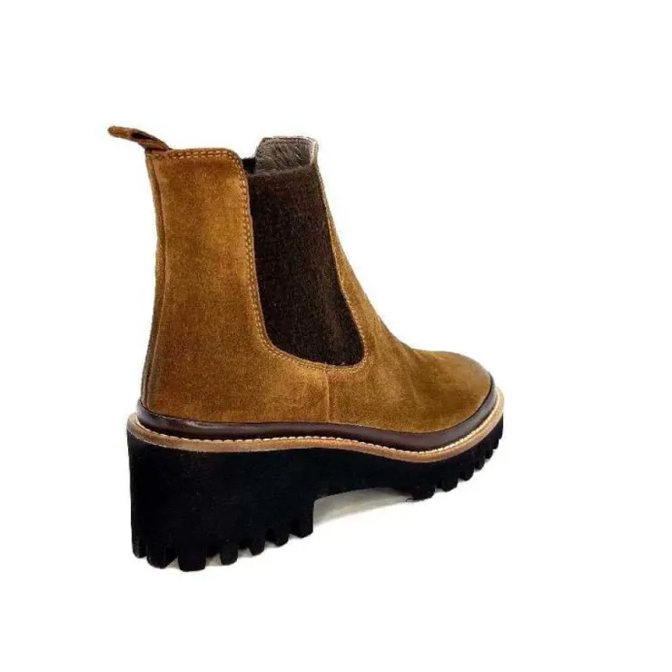 XSA 9176 London Daim Castagno*Femme Bottines