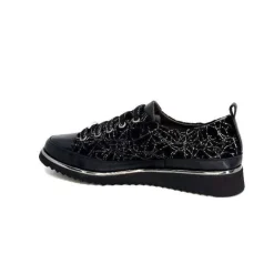 XSA 8010 Psiche Cuir & Daim Noir*Femme Baskets