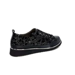 XSA 8010 Psiche Cuir & Daim Noir*Femme Baskets
