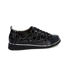 XSA 8010 Psiche Cuir & Daim Noir*Femme Baskets