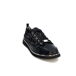XSA 8010 Psiche Cuir & Daim Noir*Femme Baskets