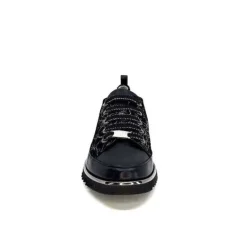 XSA 8010 Psiche Cuir & Daim Noir*Femme Baskets