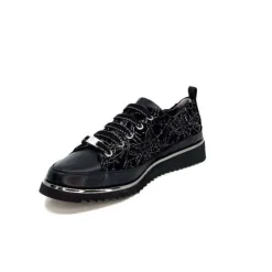 XSA 8010 Psiche Cuir & Daim Noir*Femme Baskets