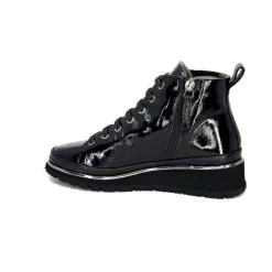 XSA 9811Cuir Vernis Noir*Femme Baskets