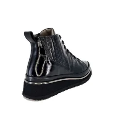 XSA 9811Cuir Vernis Noir*Femme Baskets