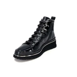 XSA 9811Cuir Vernis Noir*Femme Baskets